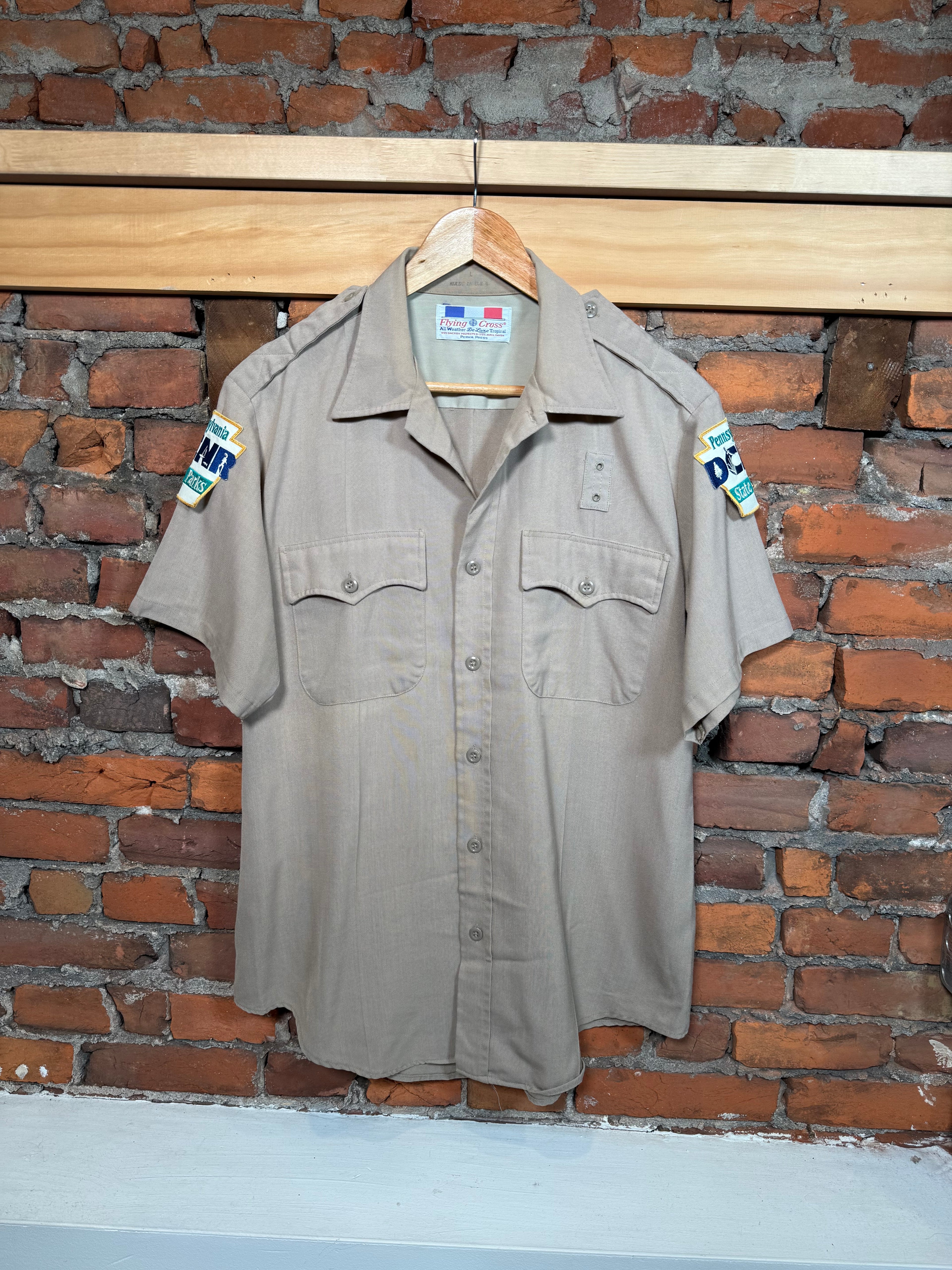 Vintage Pennsylvania State Parks Uniform Shirt (L)