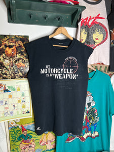 Vintage My Motorcycle is My Weapon Shirt (L)