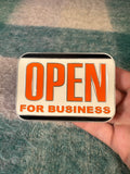2005 Open For Business Belt Buckle