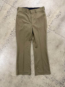 Vintage 70s Farah Tan Flare Pants (34x31)