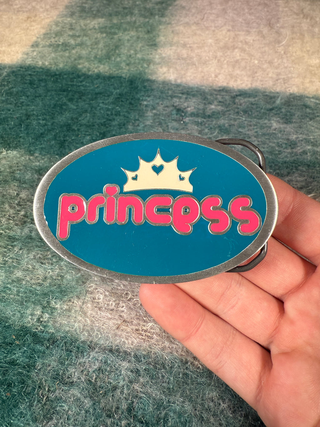 Vintage 2002 Princess Belt Buckle