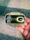 2000s Green Bay Packers Football Player Belt Buckle