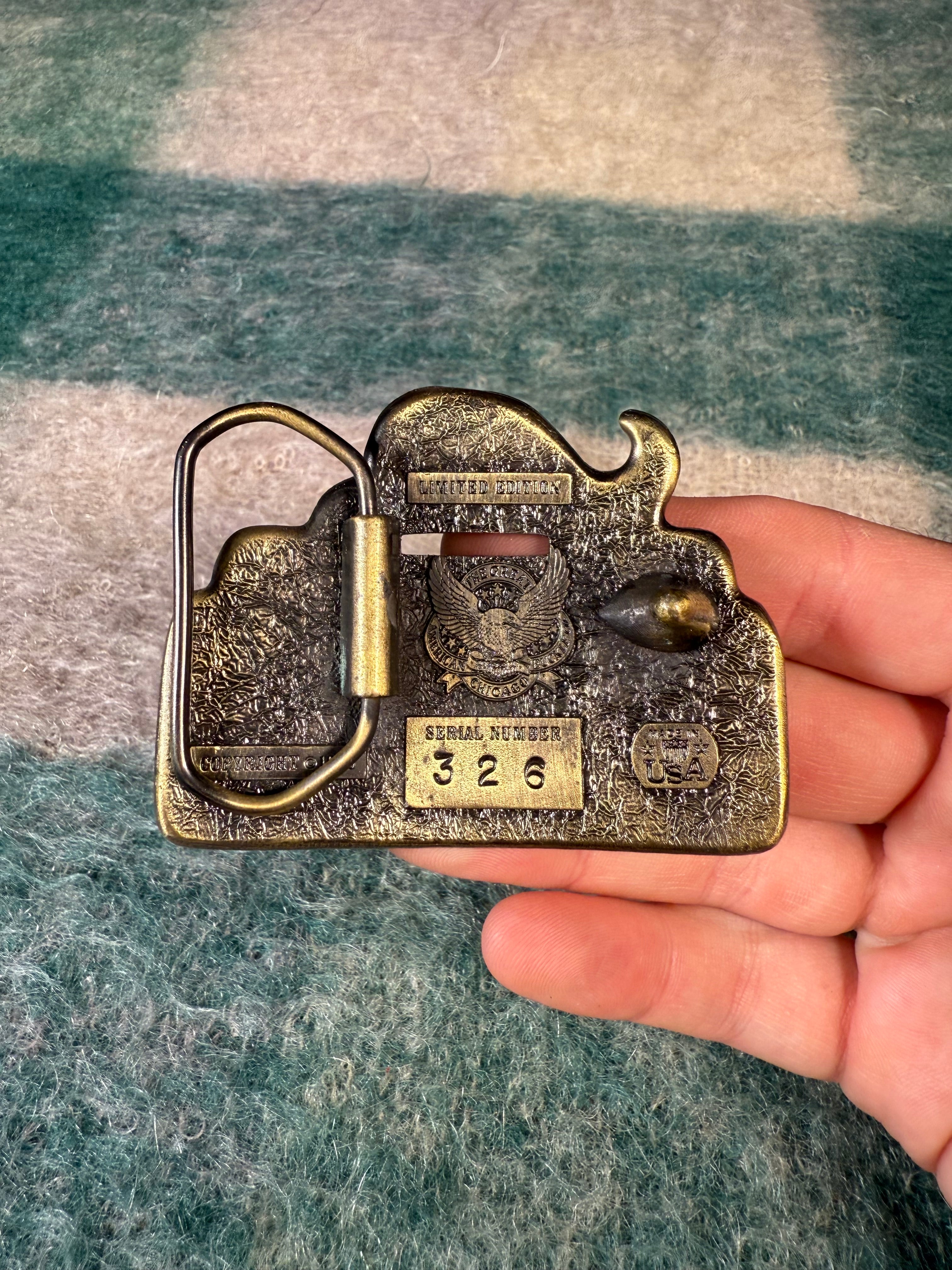 Vintage 5c To Unzip Pants Belt Buckle