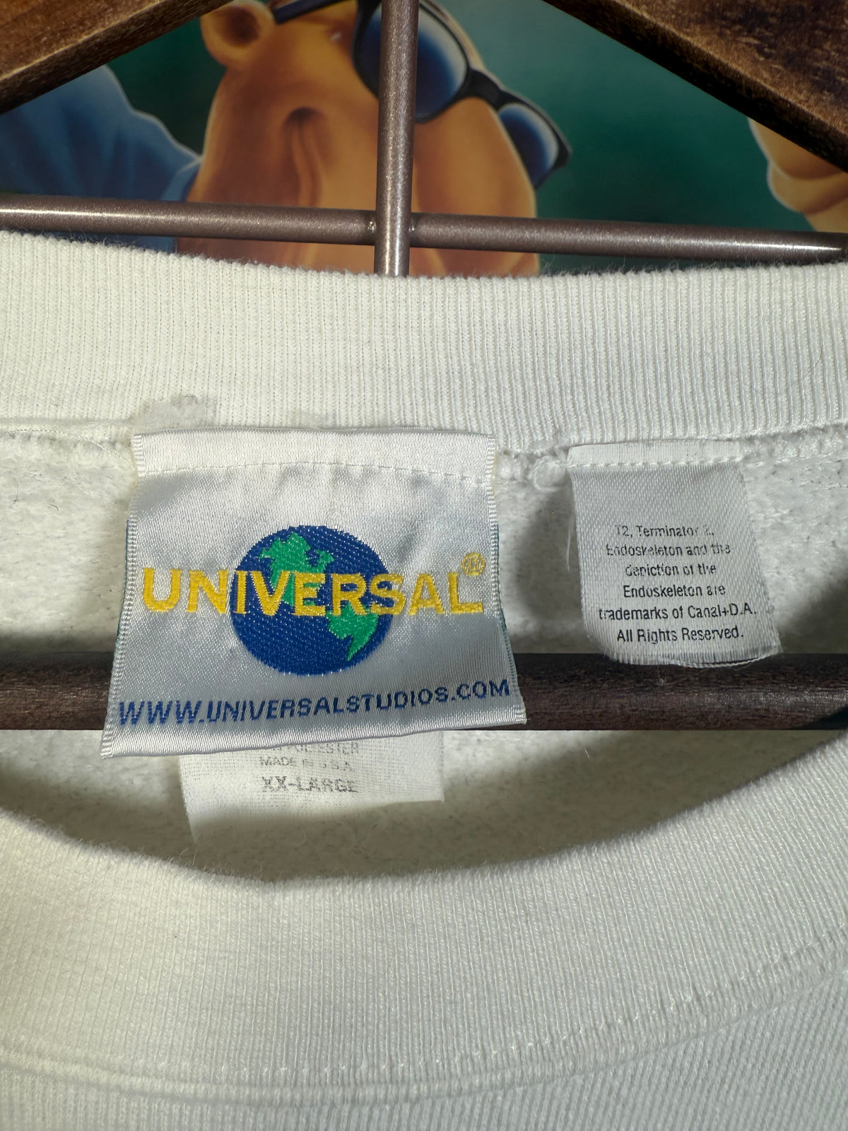 Vintage Universal Studios Terminator 2 3D Ride Crewneck (2XL)