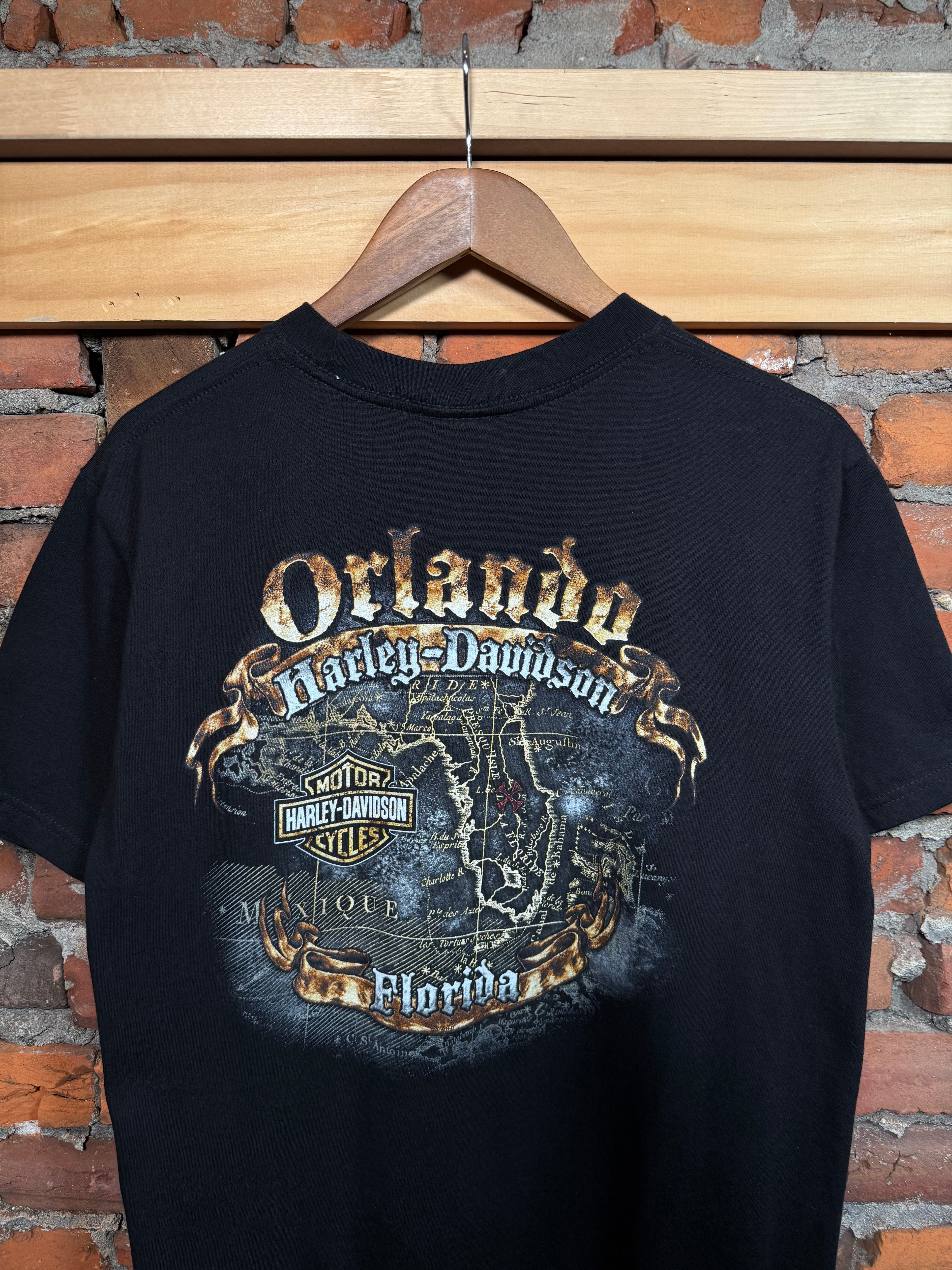 2000s Harley Davidson Skull T-Shirt (L)