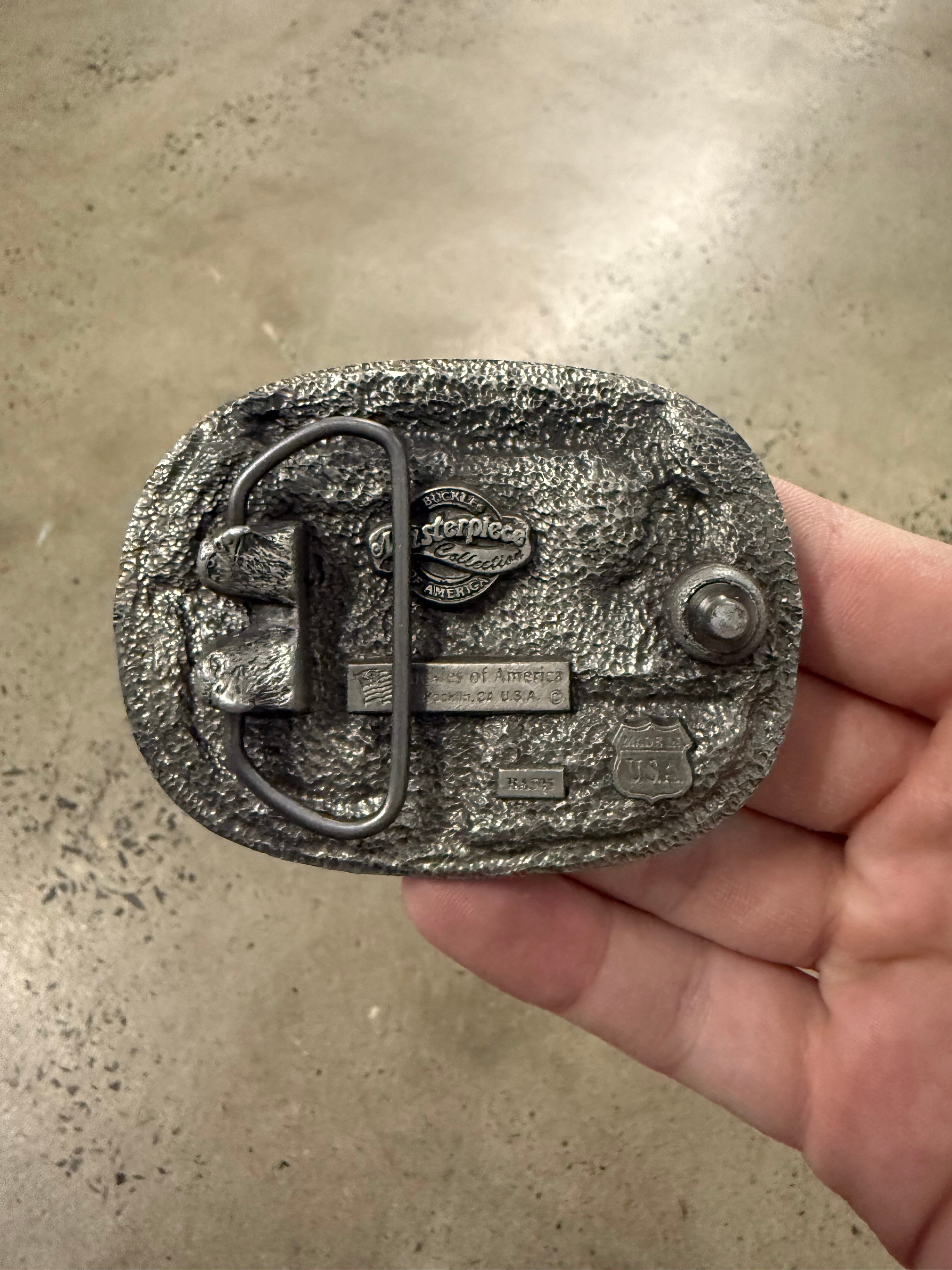 Vintage Hollywood Surfer Belt Buckle