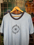 Vintage 80s Germany Ringer Tee (XL)
