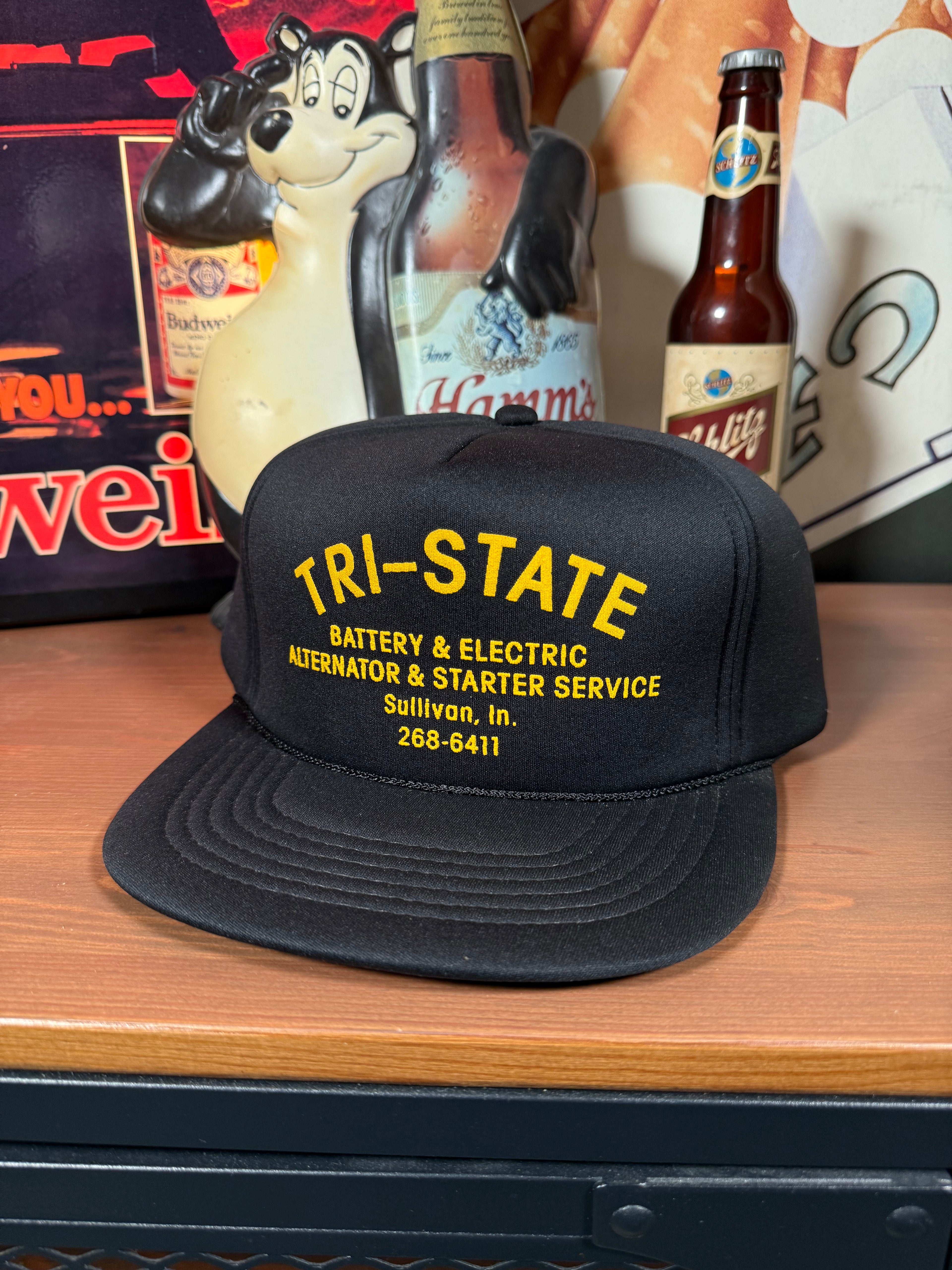 Vintage Tri-State Battery & Electric Snapback Trucker Hat