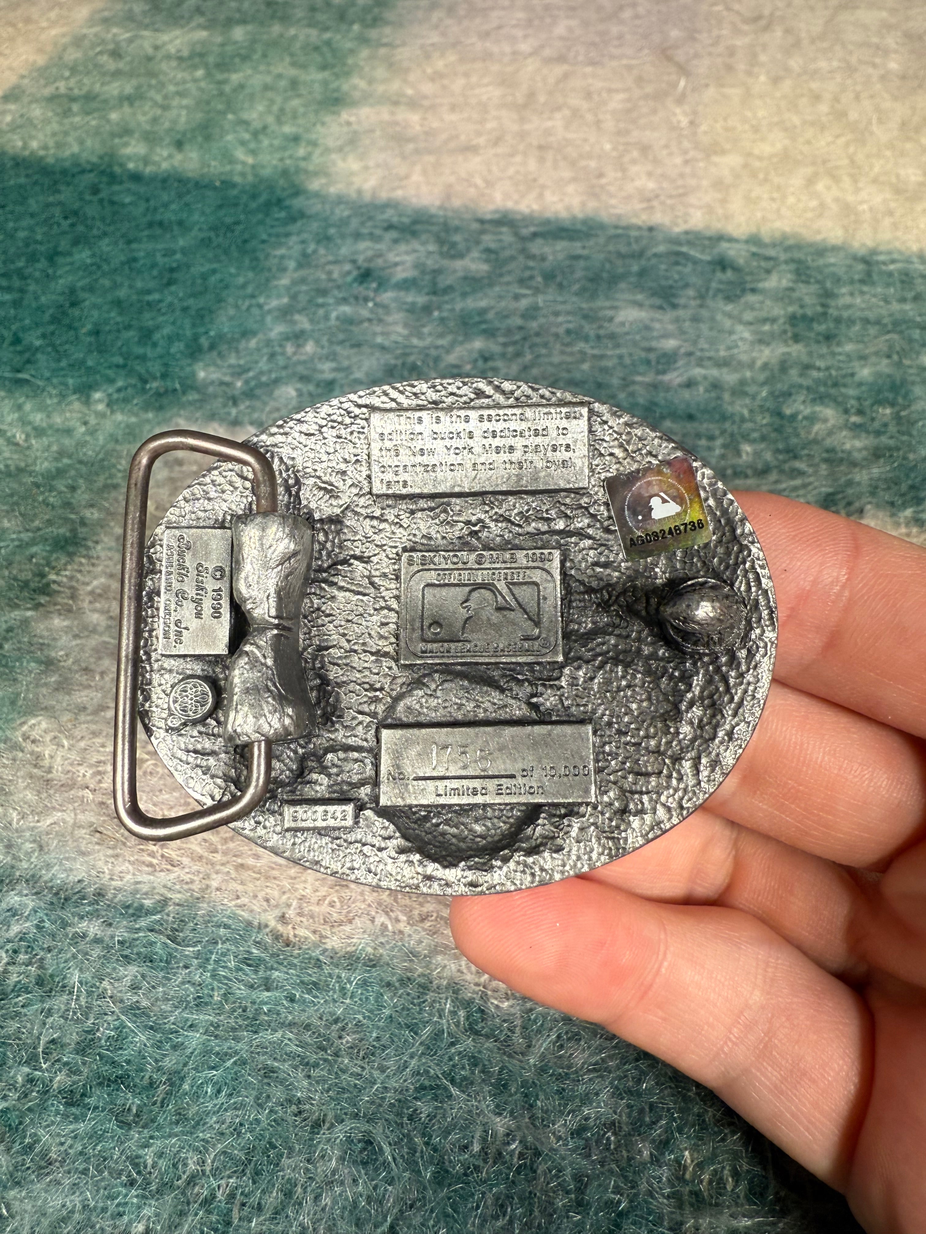 Vintage New York Mets Belt Buckle