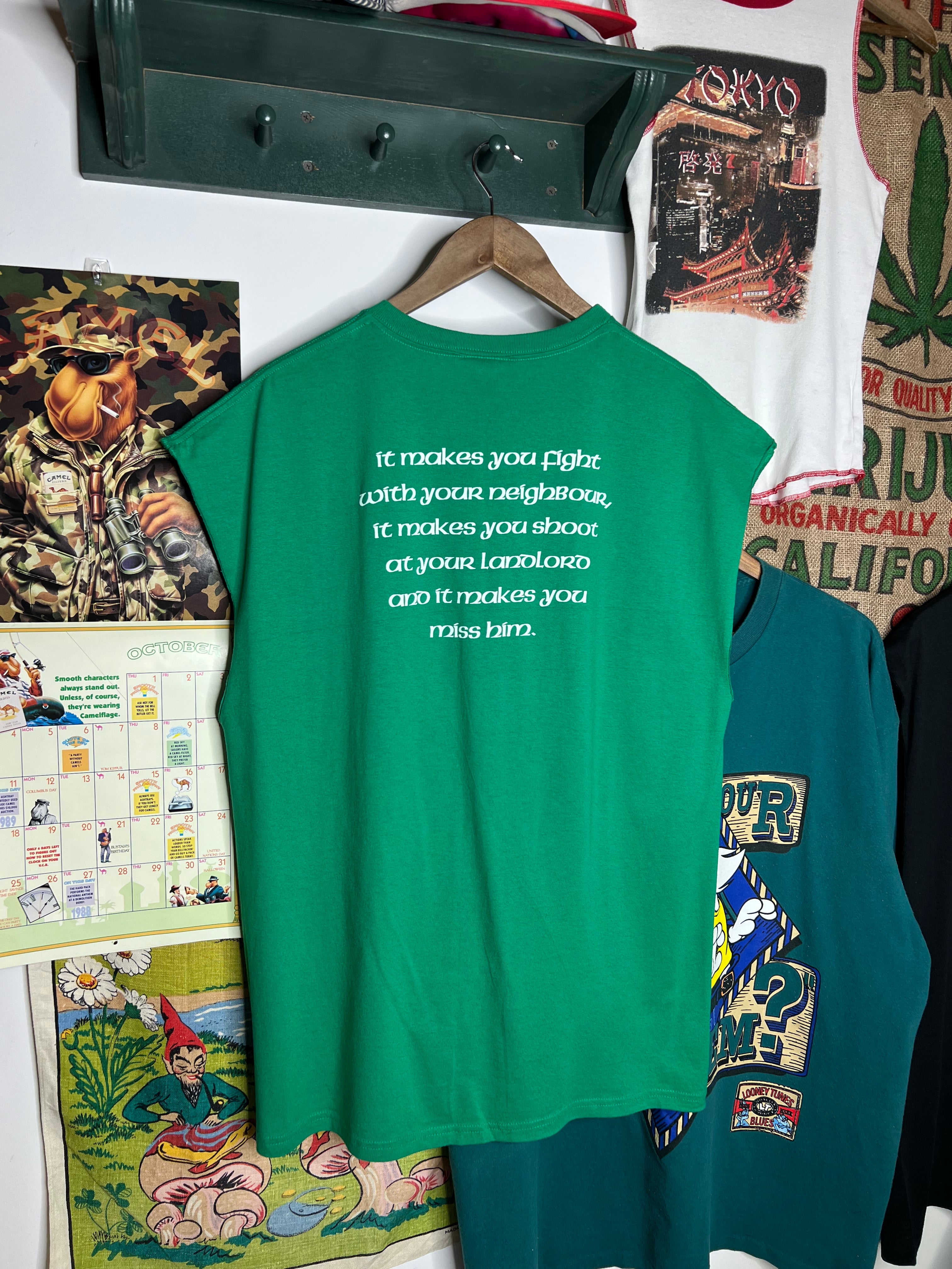 Vintage Conor Oneills Bar Cutoff Tee (XL)