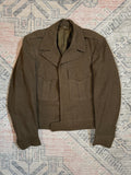 Vintage Wool Military Jacket (32R, See Measurements)
