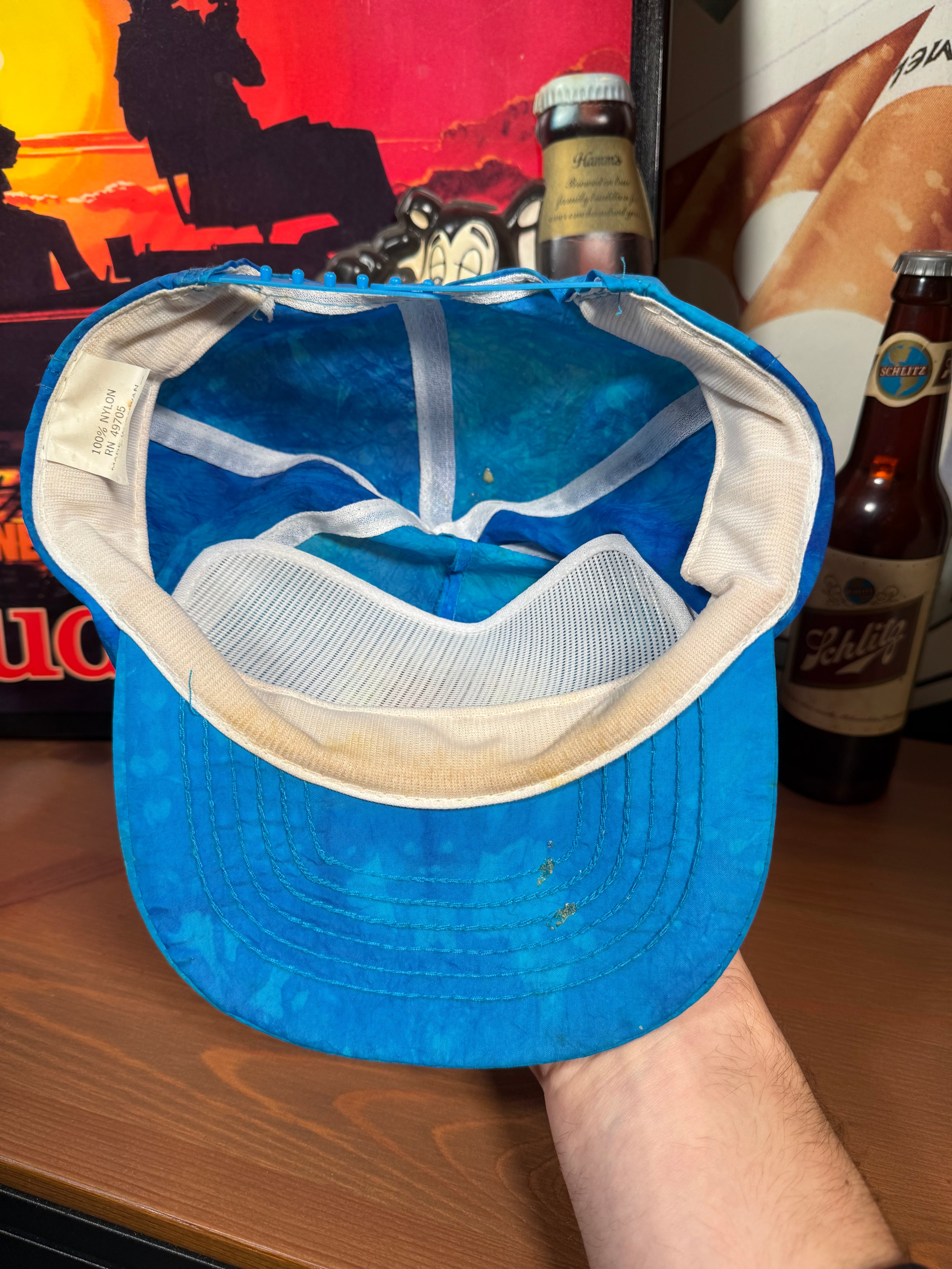 Vintage 90s Camel Cigs Joe Camel Blue Hat
