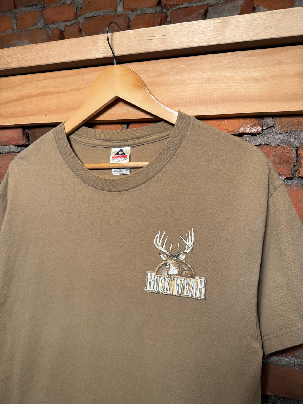 Vintage Fire Up The Grill Buck Wear T-Shirt (L)