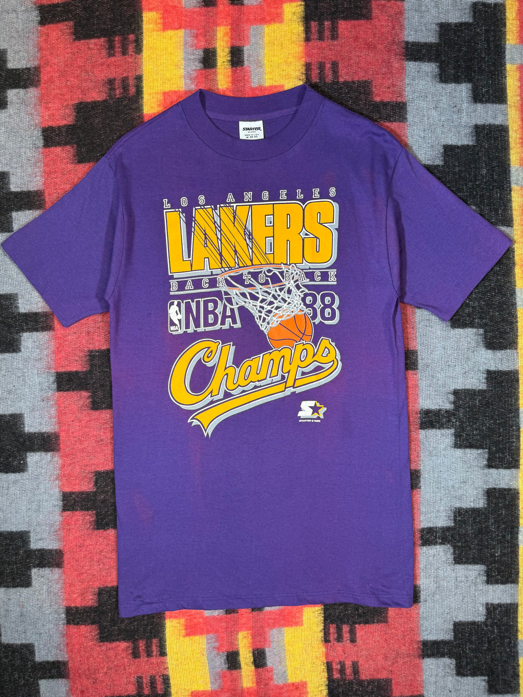 Vintage 1988 Los Angeles Lakers Starter Tee (S)