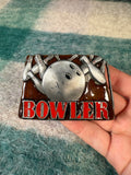 Vintage Bowler Belt Buckle