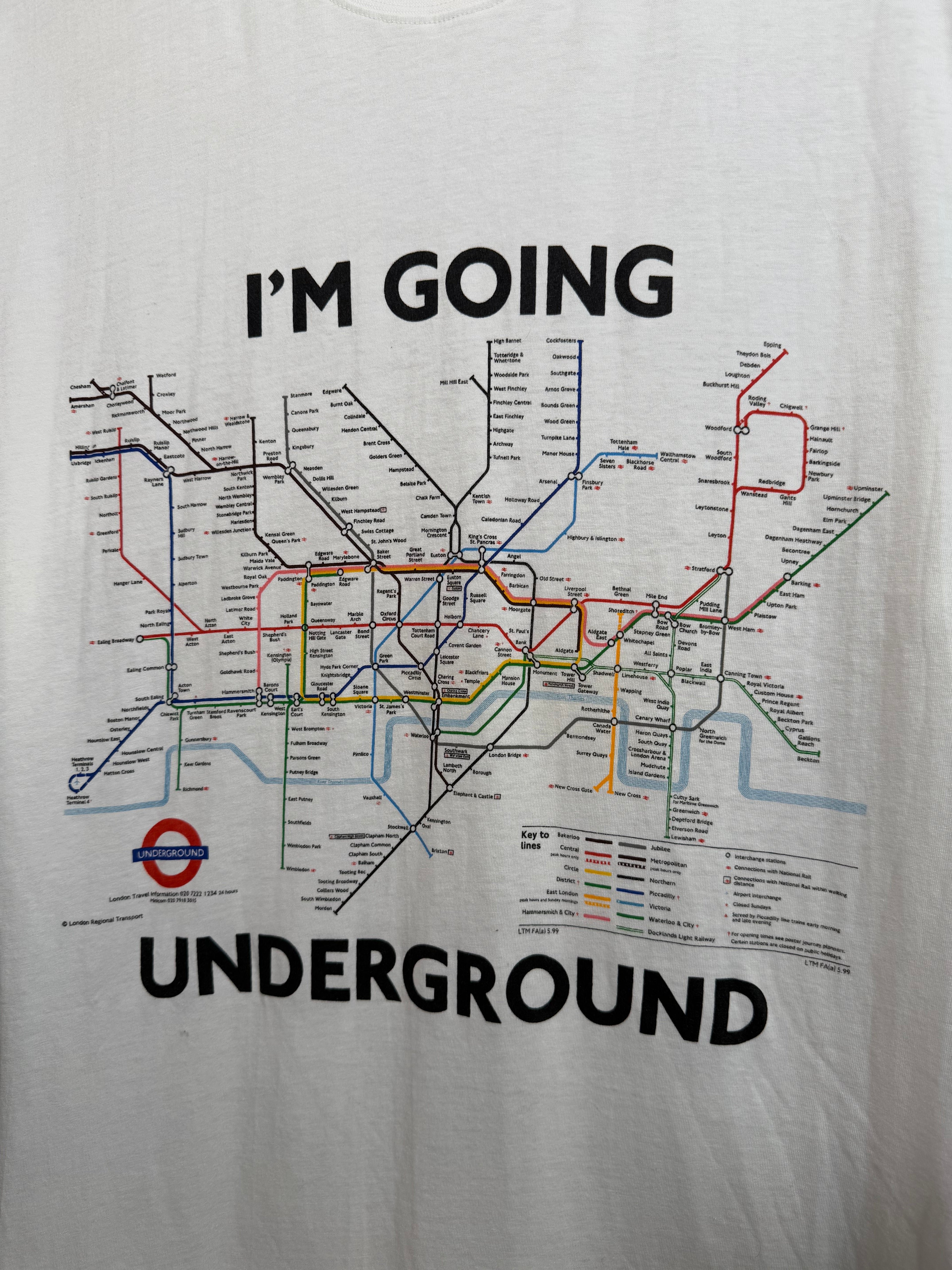 Vintage I’m Going Underground London Shirt (L)
