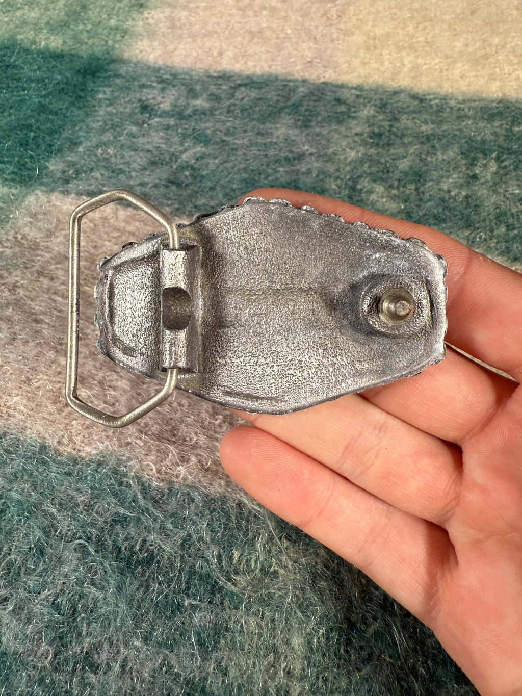 Vintage Suzuki Motorcycle Chain Belt Buckle