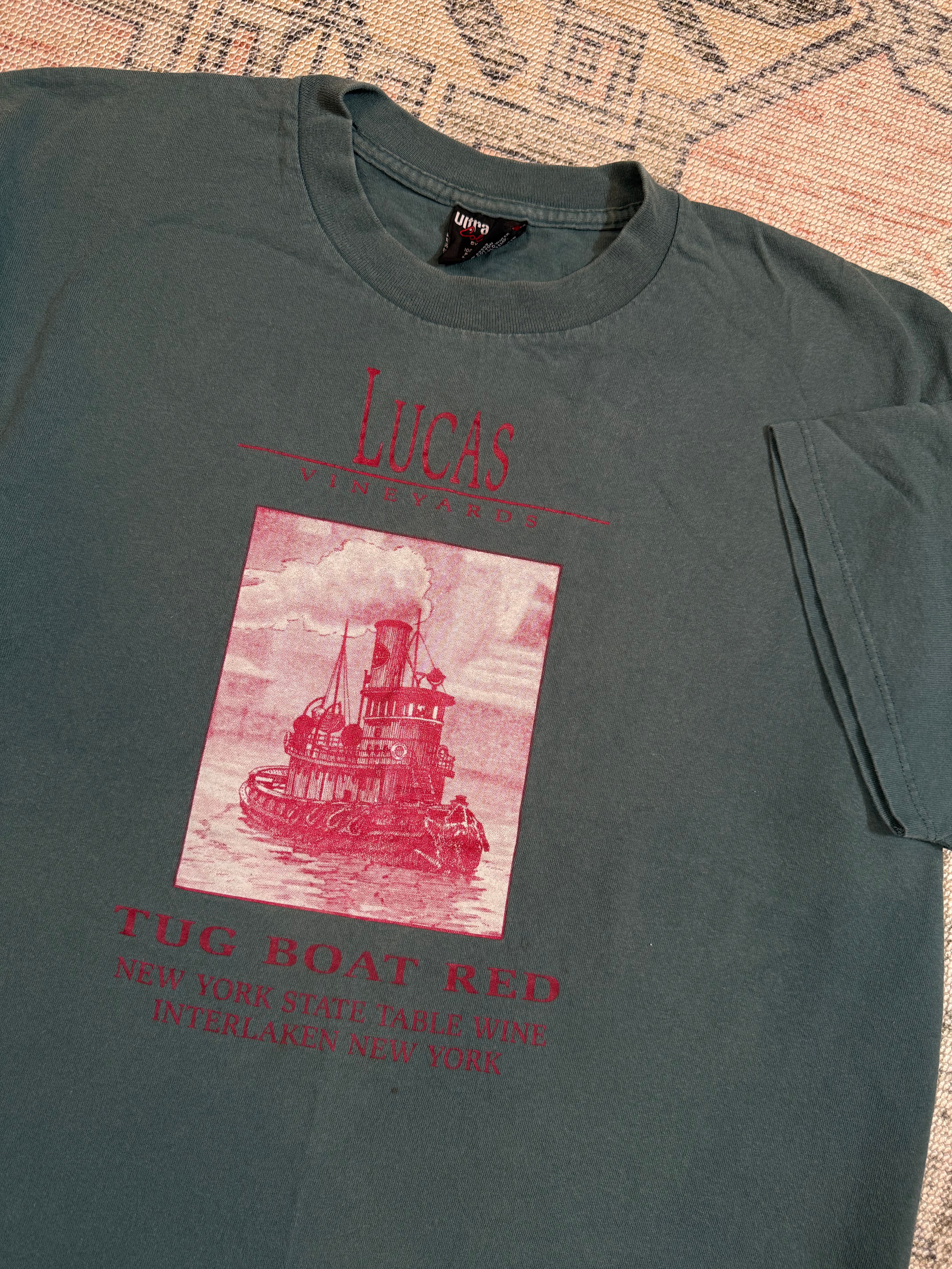Vintage 90s Lucas Vineyards T-Shirt (XL)