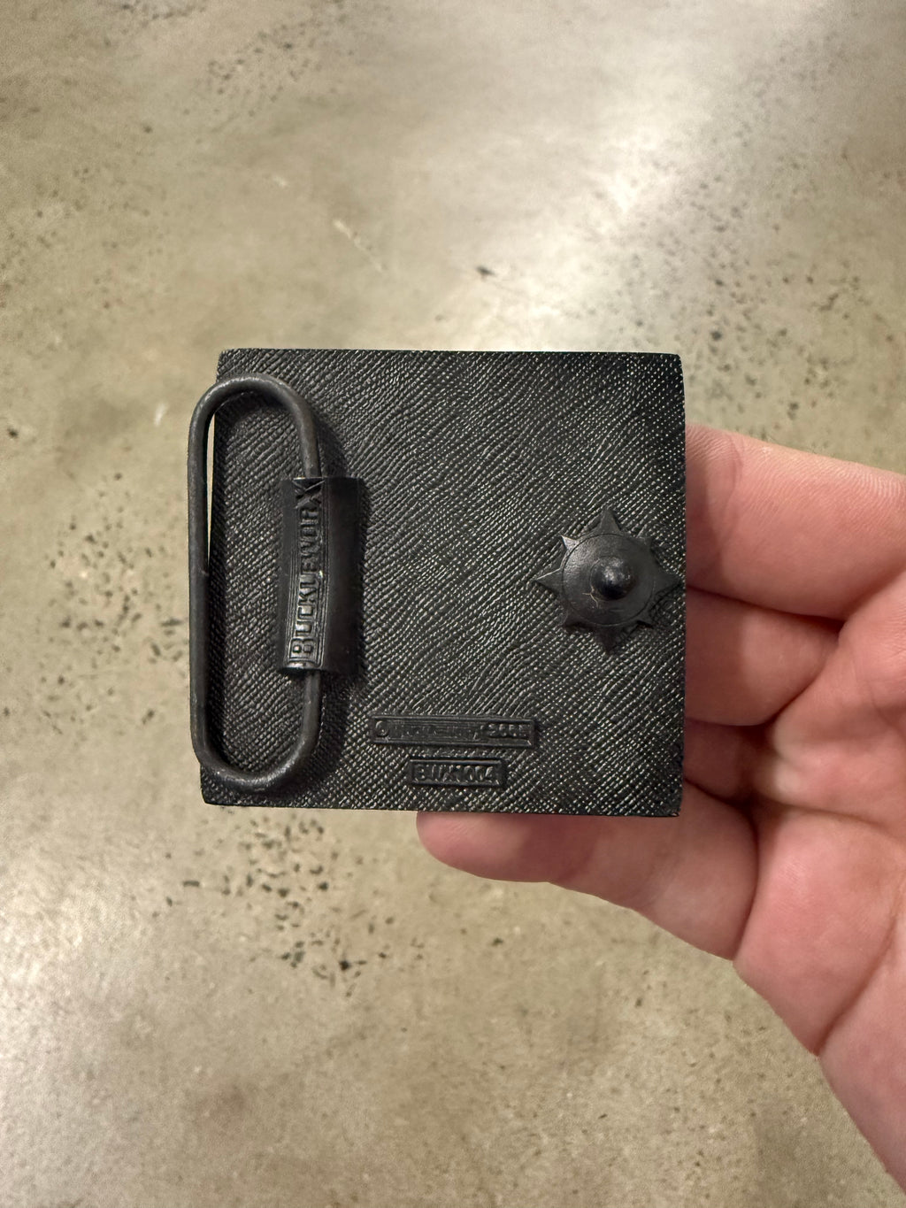 Y2K Danger Hot Belt Buckle