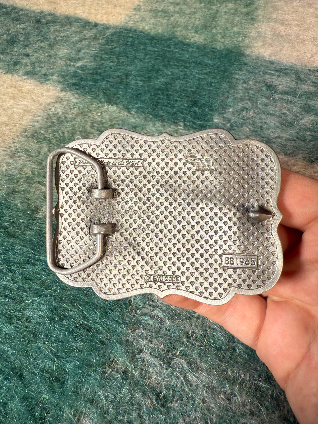 2005 Heart Western Belt Buckle