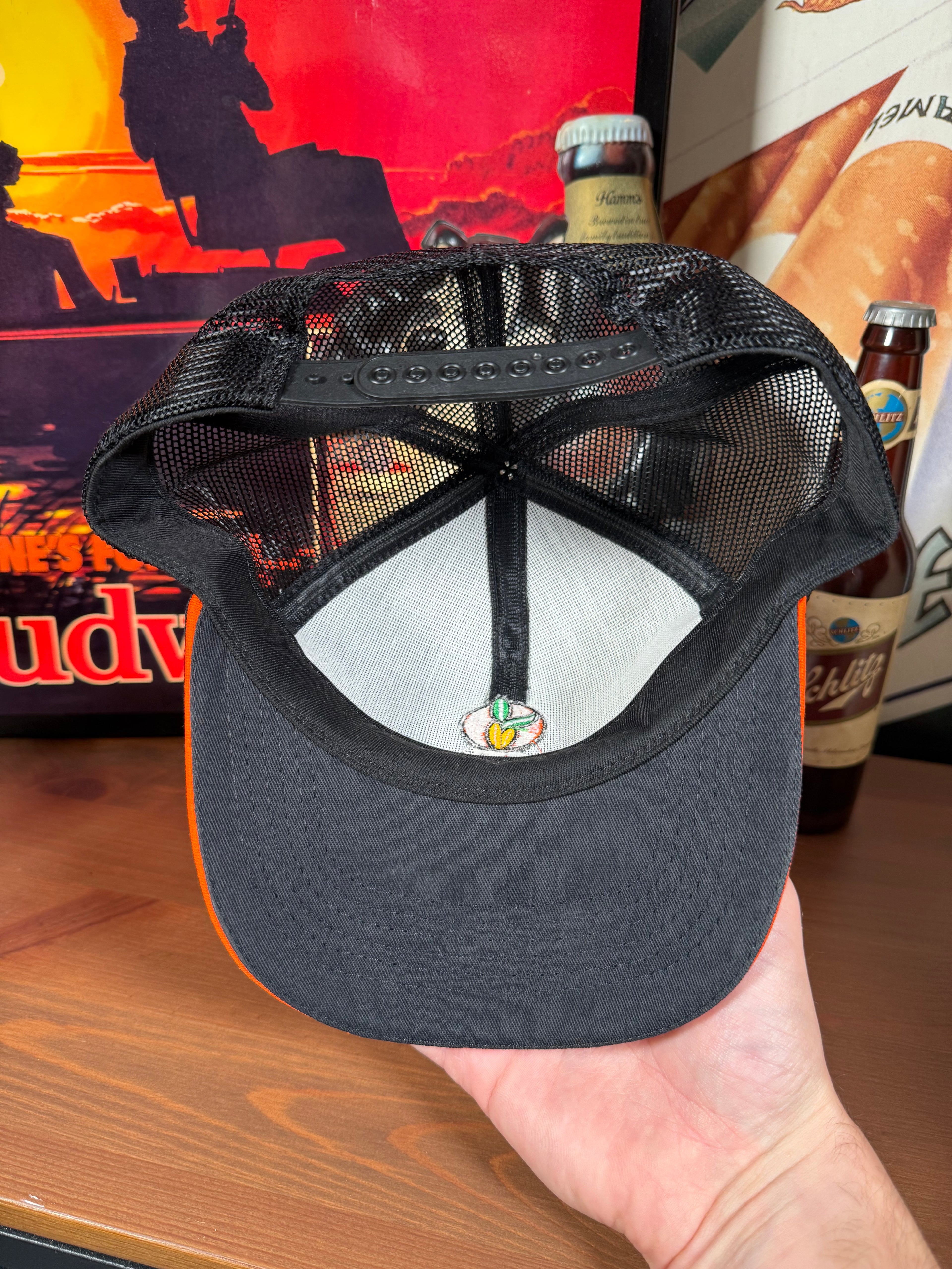 Vintage Golden Harvest Seeds K Products Trucker Hat