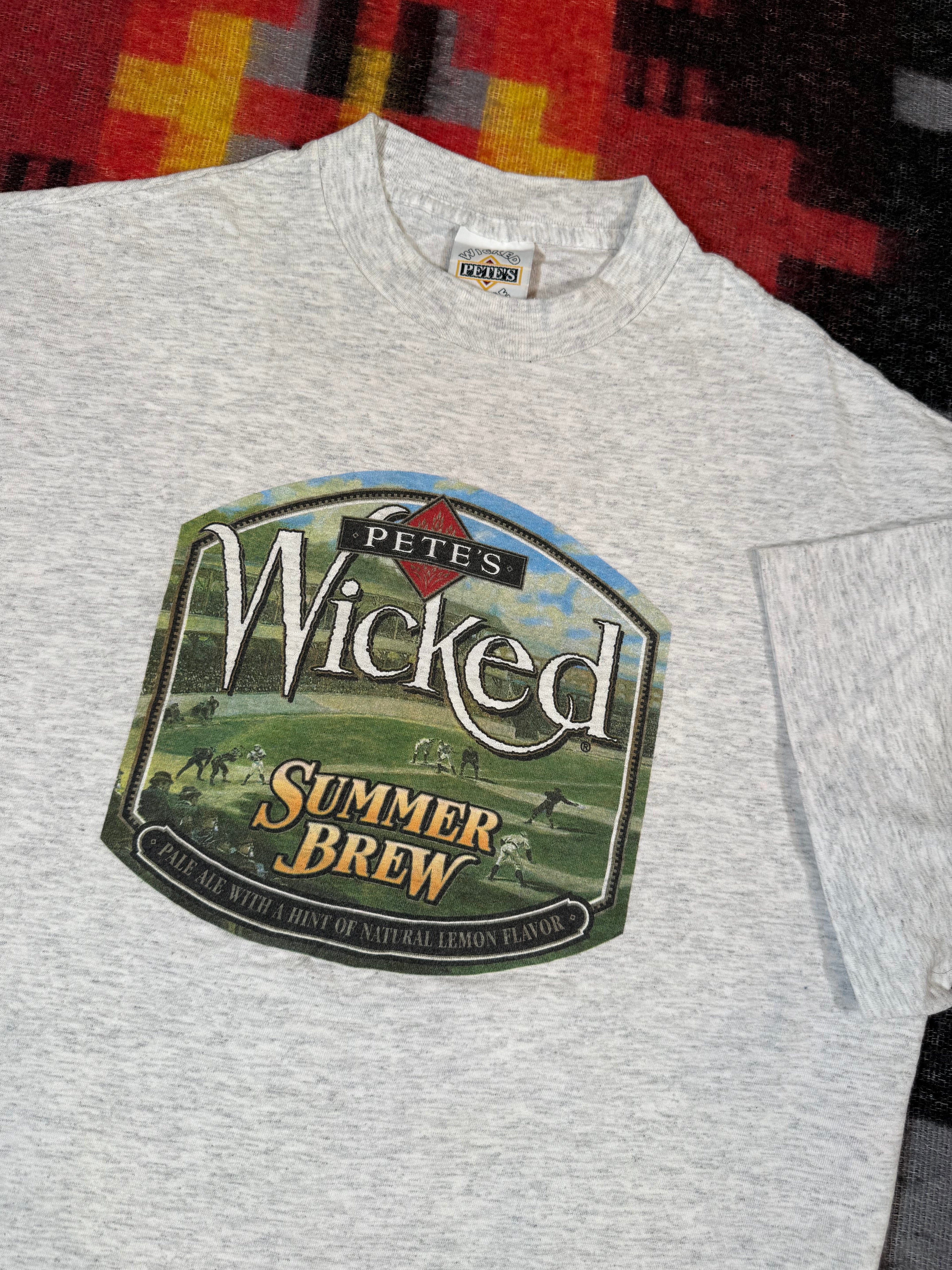 Vintage 90s Pete’s Wicked Summer Brew Beer Tee (XL)