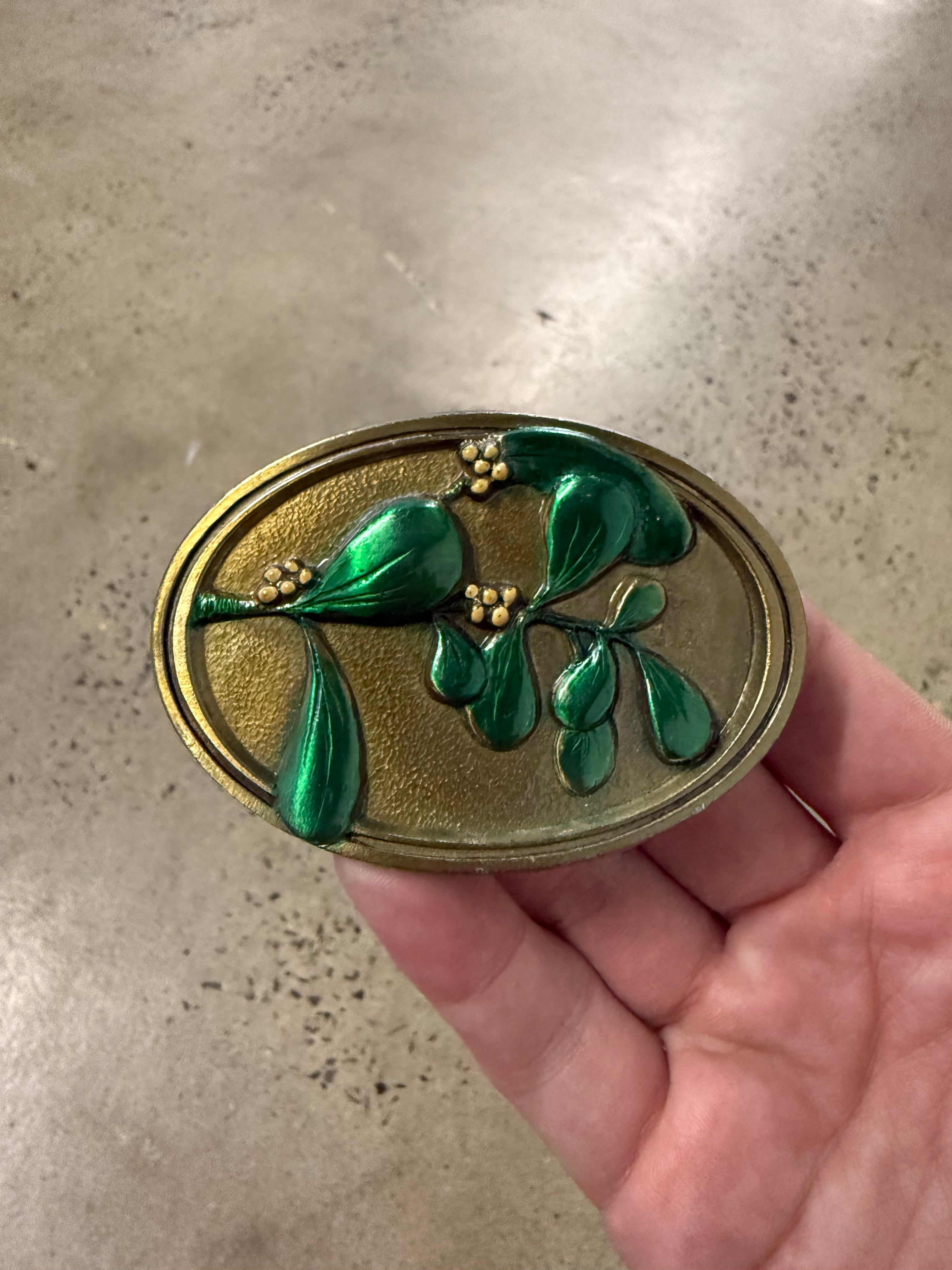 Vintage Multicolor Cactus Belt Buckle