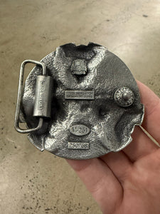 2000s Motorcycle Engine Circle Belt Buckle