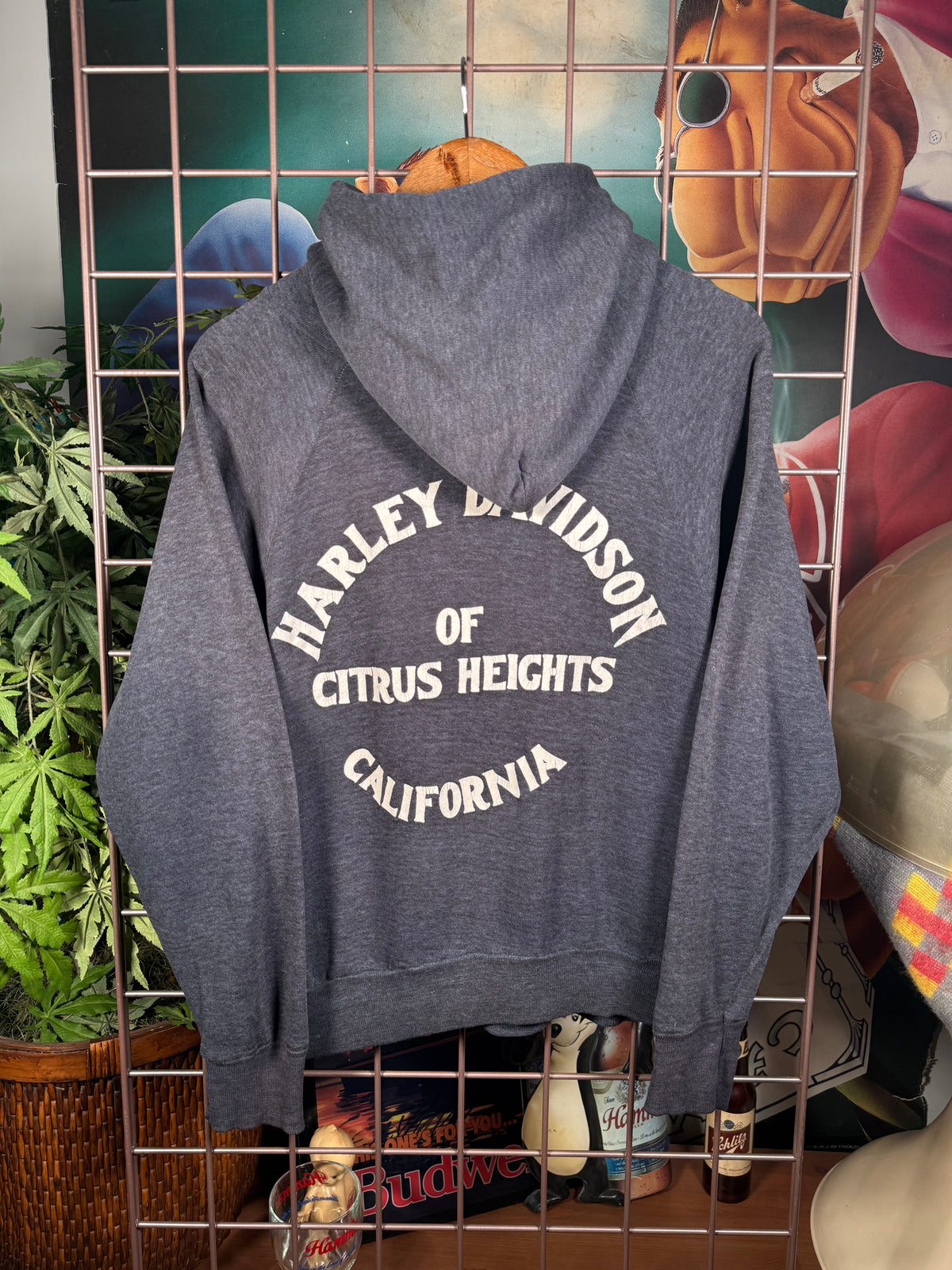 Vintage 80s Harley Davidson California Hoodie (M)