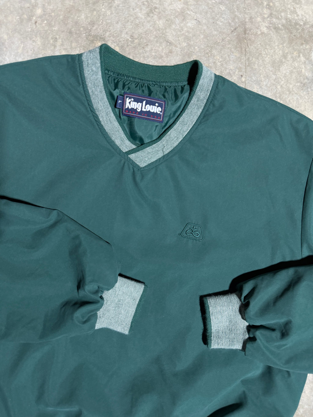 Vintage Pioneer Seeds Green Windbreaker (L)