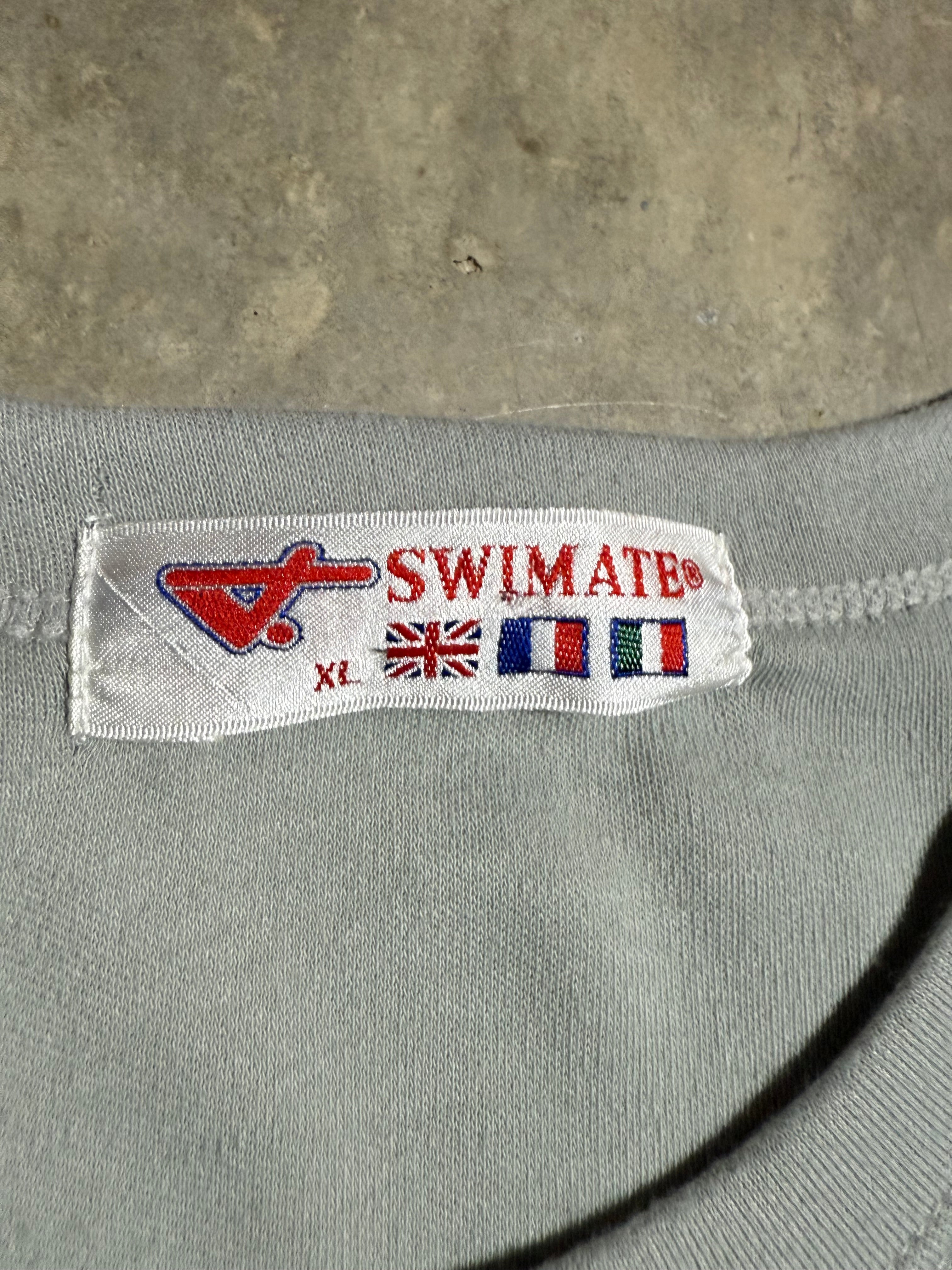 Vintage 80s Swimate American Sneaker T-Shirt (L)