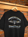 Vintage 90s Harley Davidson South Bay Cycles T-Shirt (L)