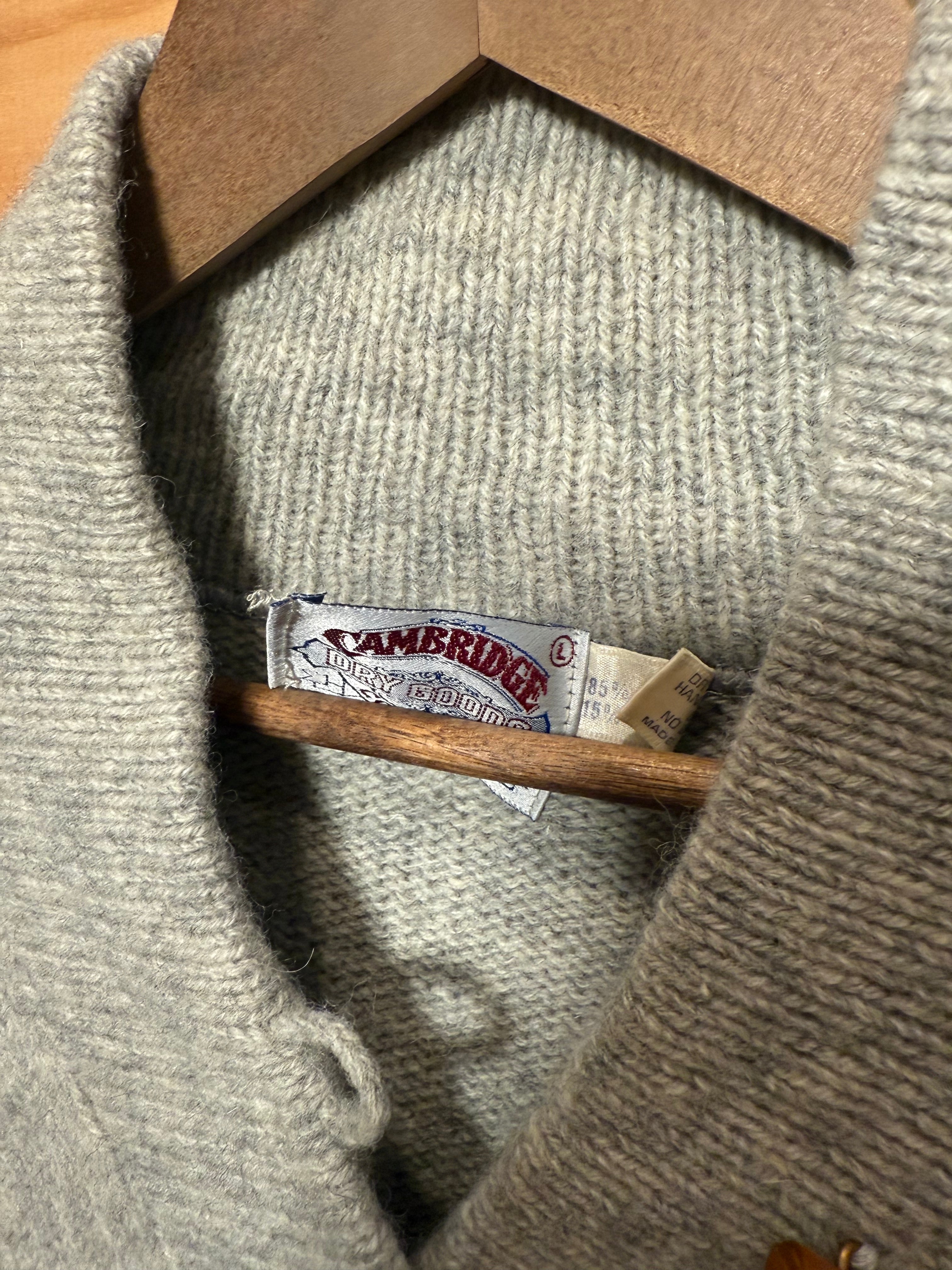 Vintage Cambridge Wool Button Sweater (WL)