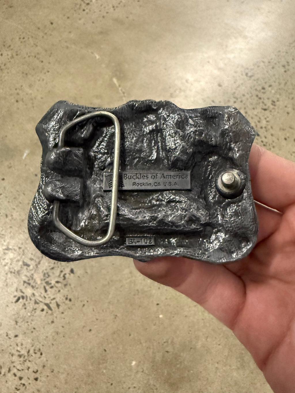 Vintage The American Cop Belt Buckle