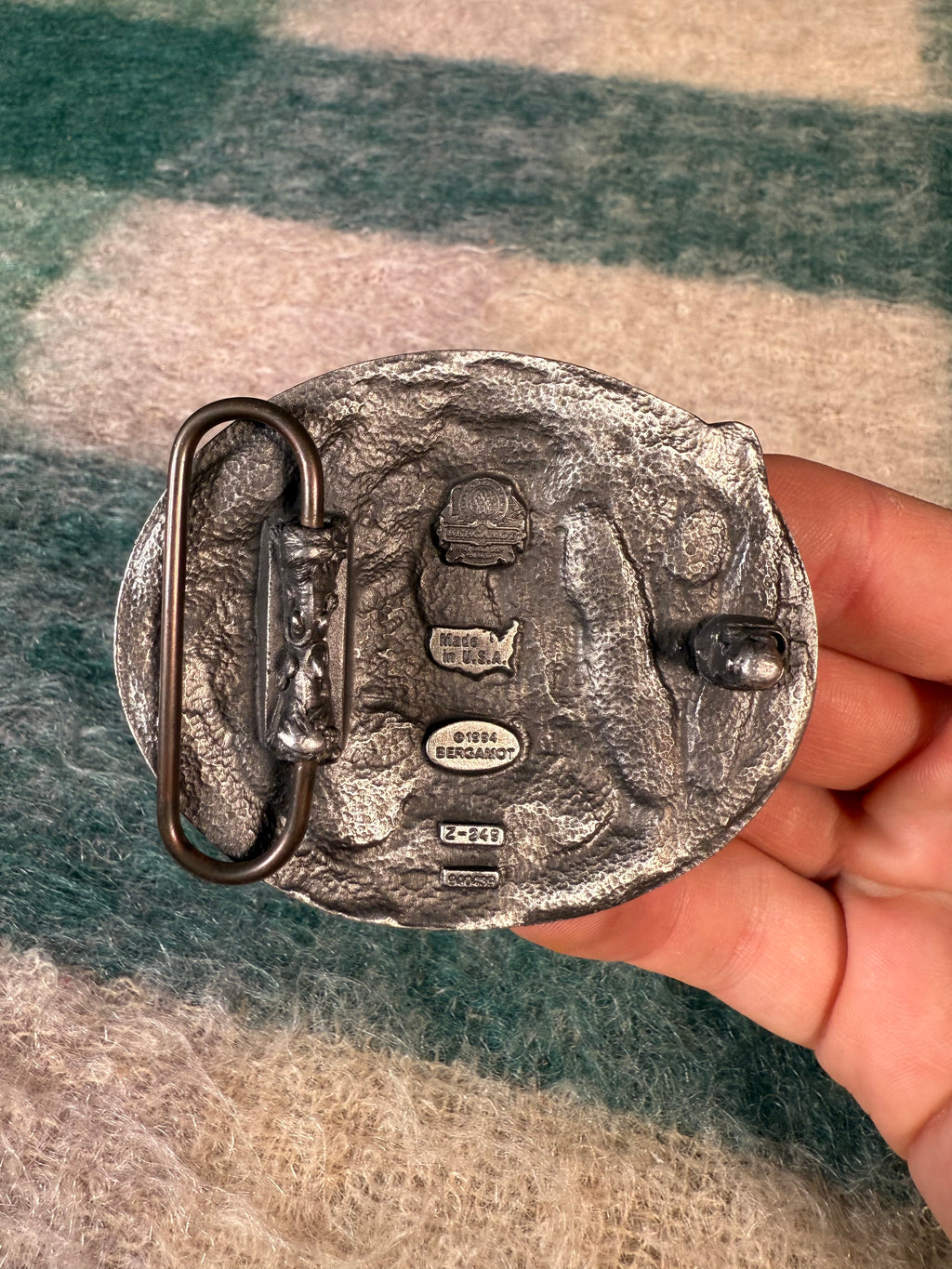 Vintage 90s Grim Reaper Belt Buckle