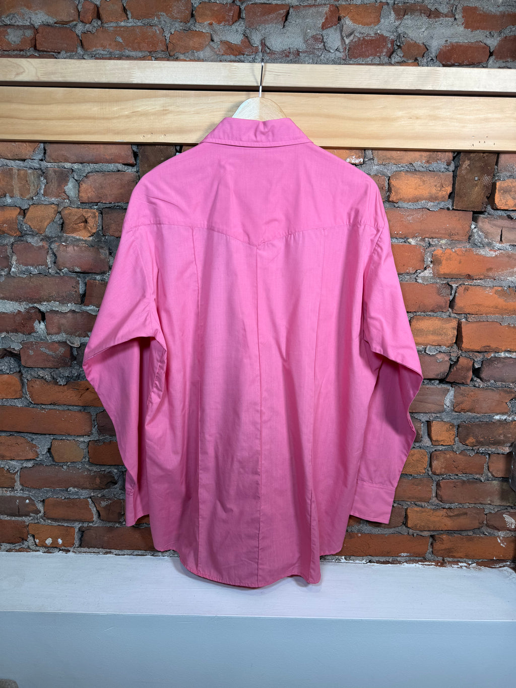 Vintage Sheplers Pink Western Shirt (XL)