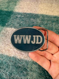 Vintage 1998 What Would Jesus Do Belt Buckle