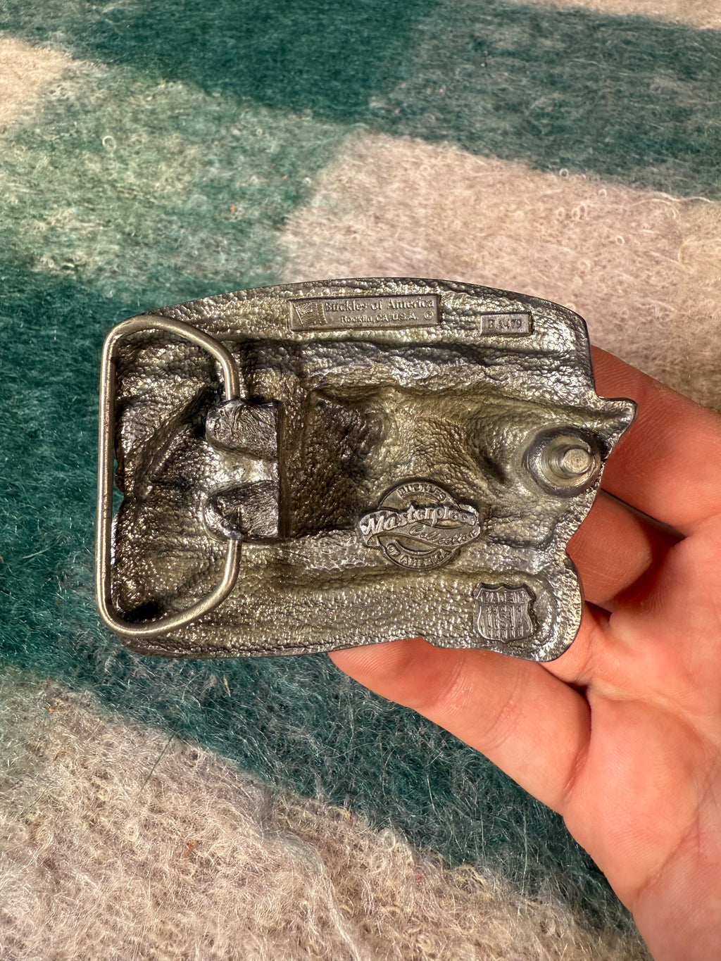Vintage Wolves Wild & Free Belt Buckle