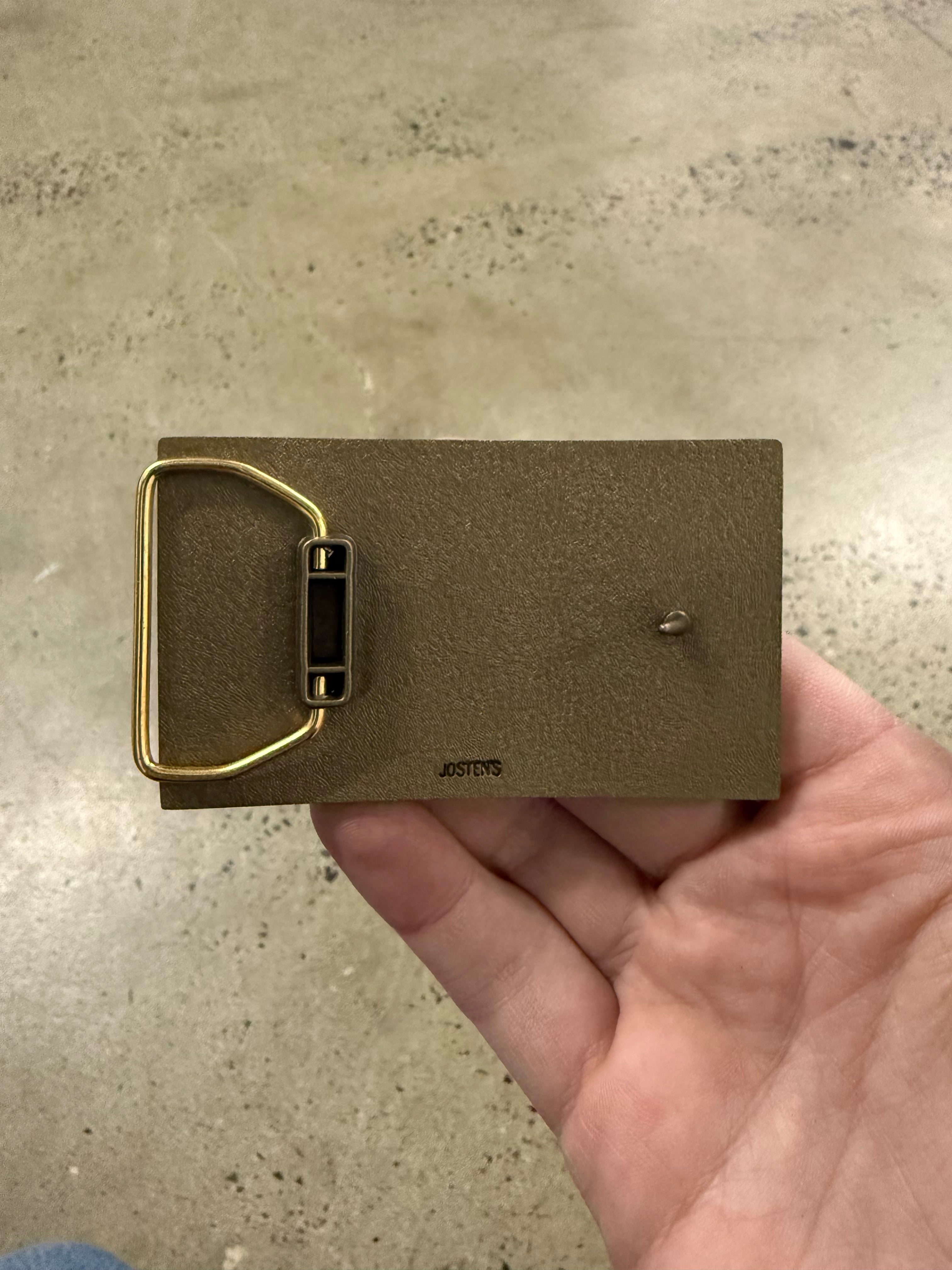 Vintage Customer Satisfaction Belt Buckle