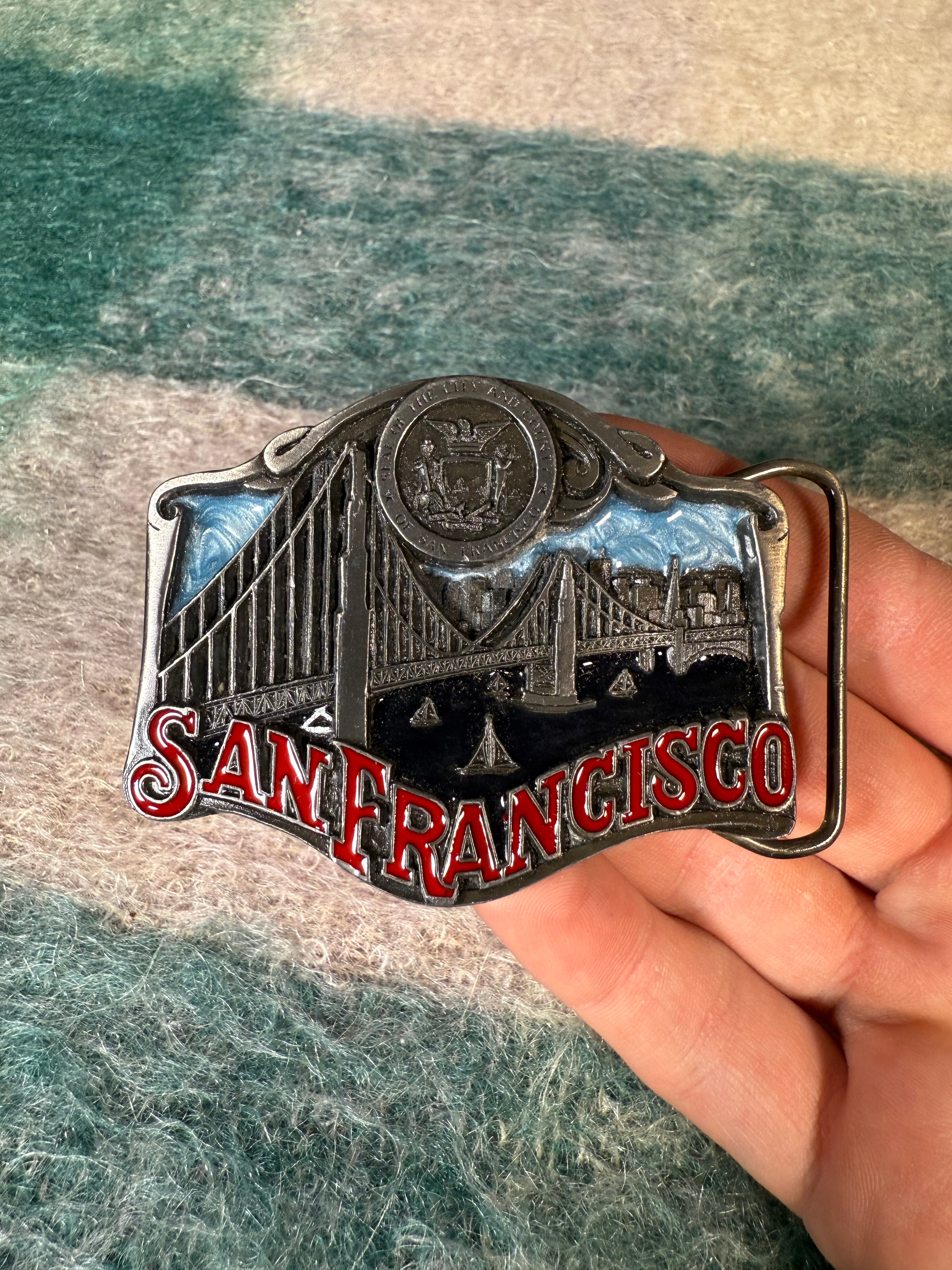 Vintage San Francisco Belt Buckle