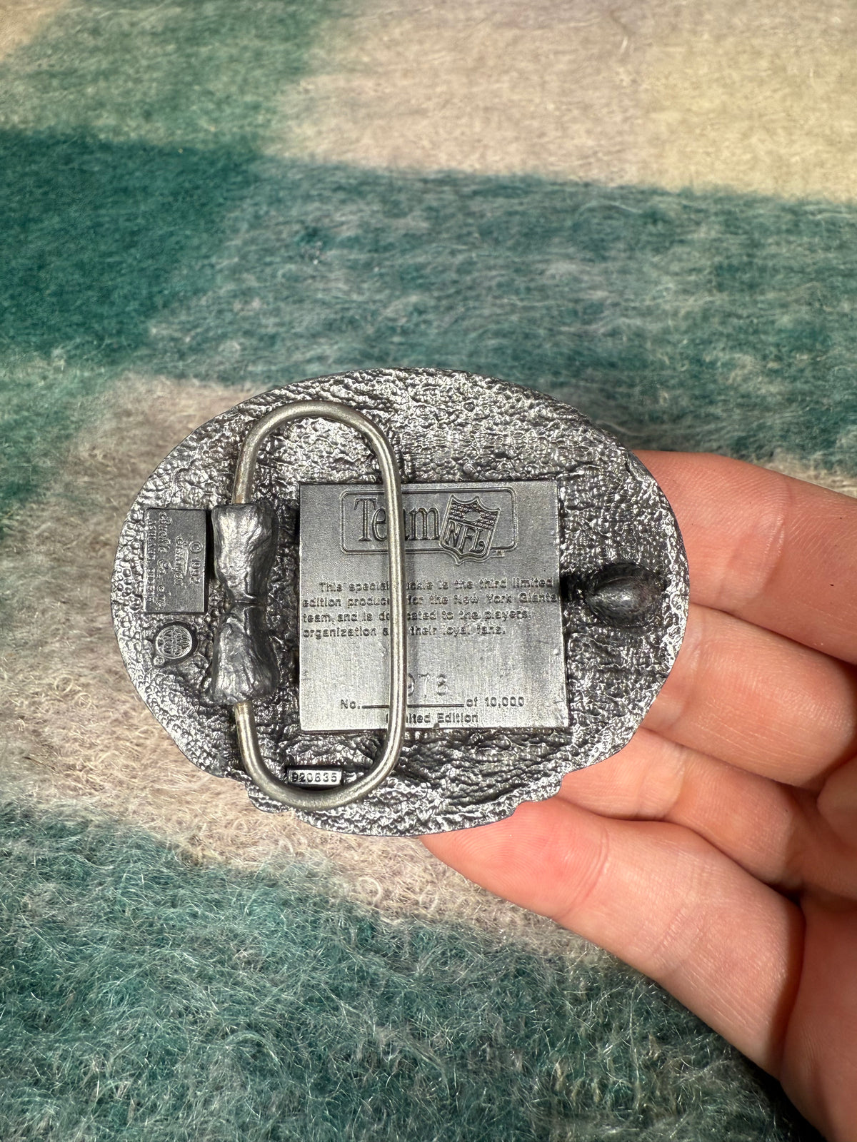 Vintage New York Giants Belt Buckle