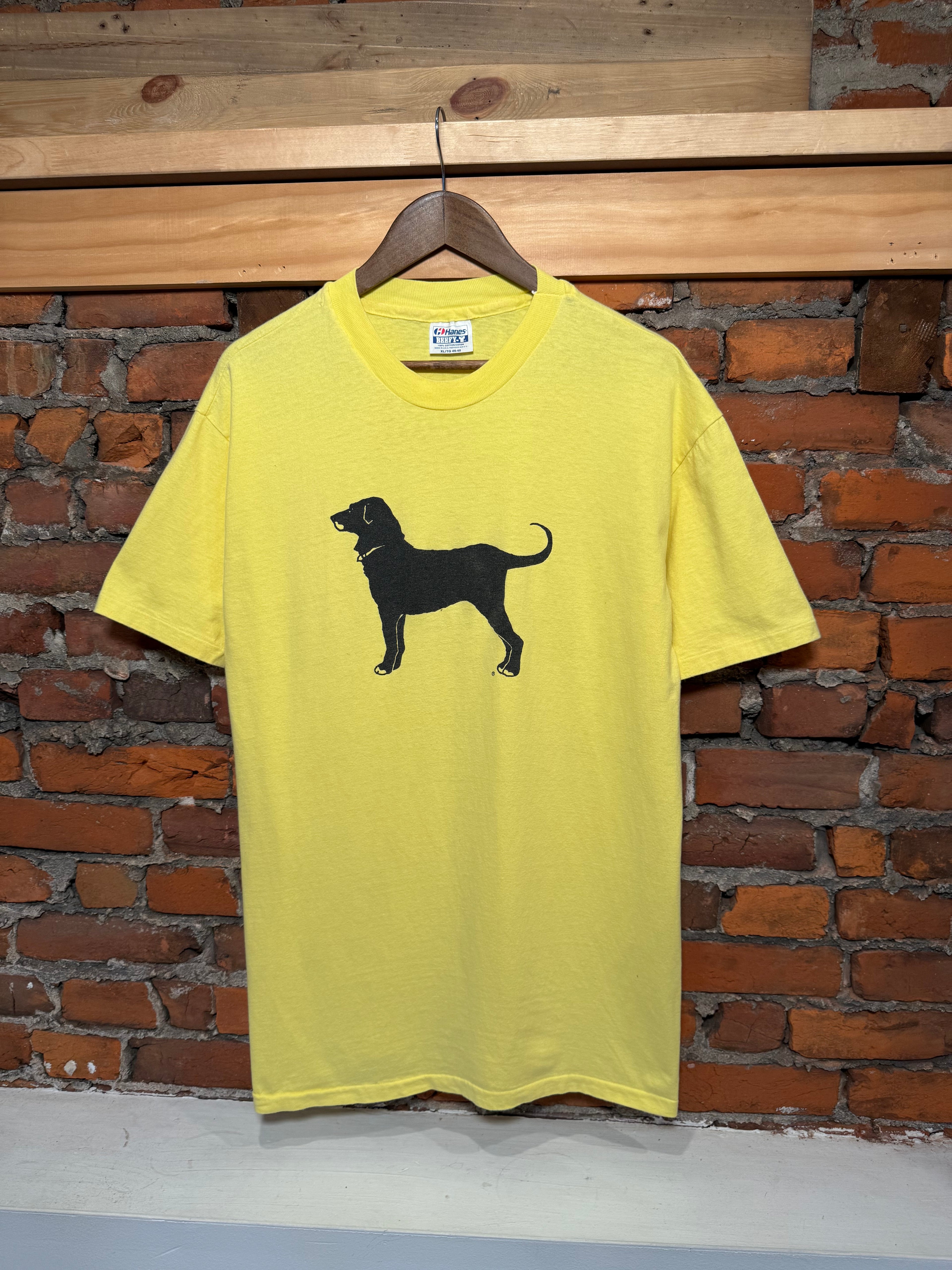 Vintage 1991 The Black Dog Martha’s Vineyard Yellow Tee (L)