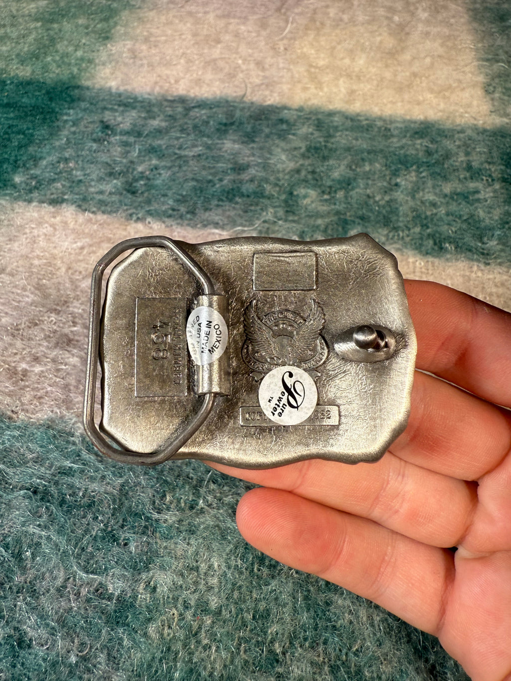 Vintage Meanest Son-of-a-Bitch in the Valley Belt Buckle