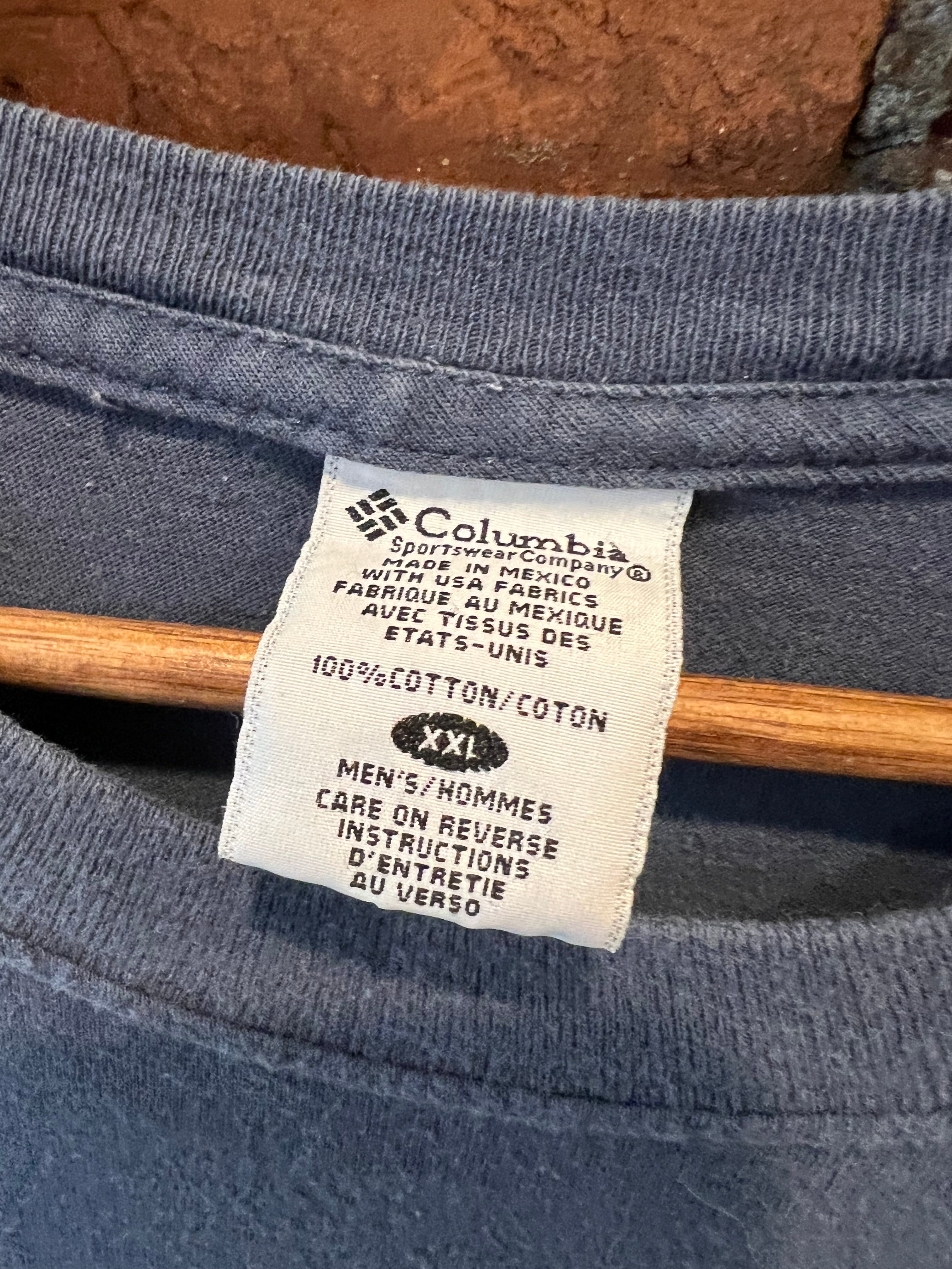 Vintage Columbia Sportswear Logo Tee (2XL)