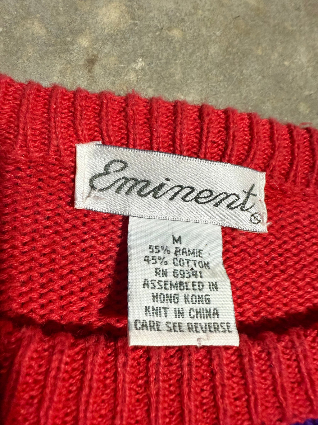 Vintage Eminent Sunflower Knit Sweater (WM)