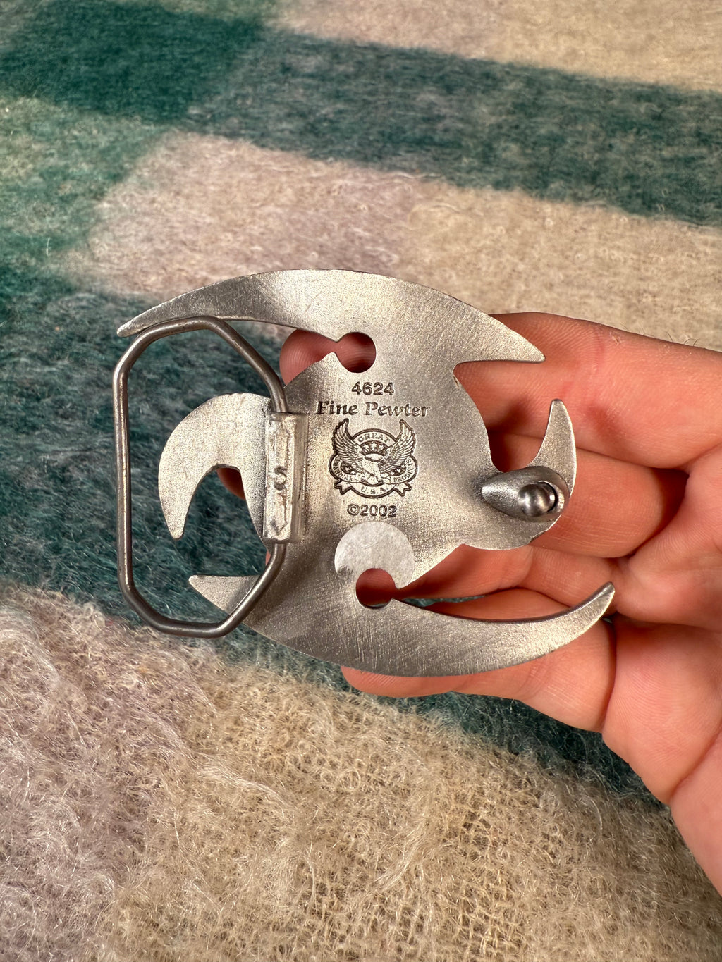 Vintage 2002 Nordic S Belt Buckle