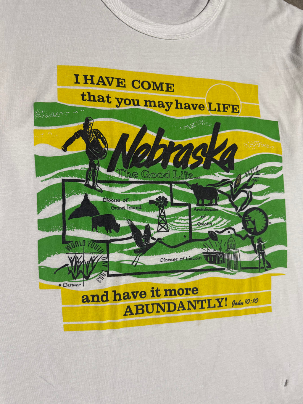 Vintage Nebraska The Good Life T-Shirt (XL)