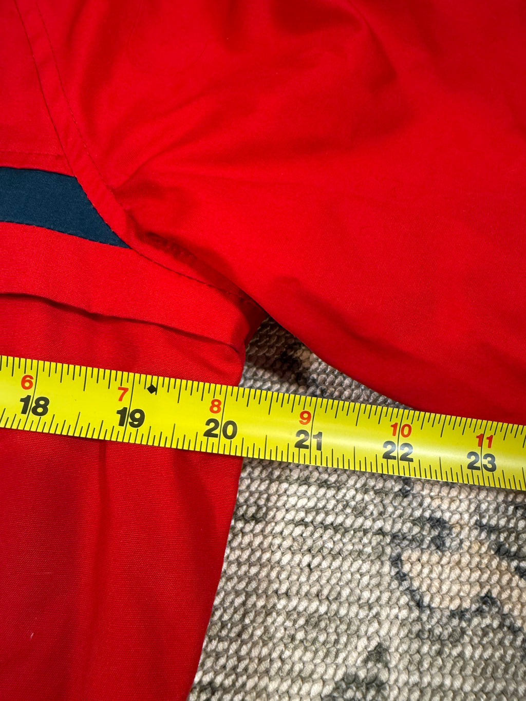 Vintage 80s Woolrich Blue and Red Ski Coat (S)