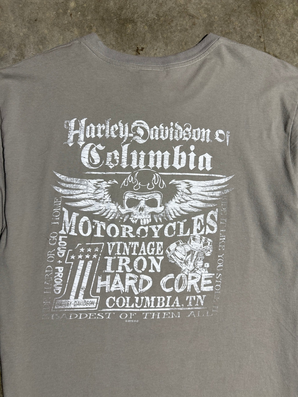 Harley Davidson Columbia Skull T-Shirt (XL)