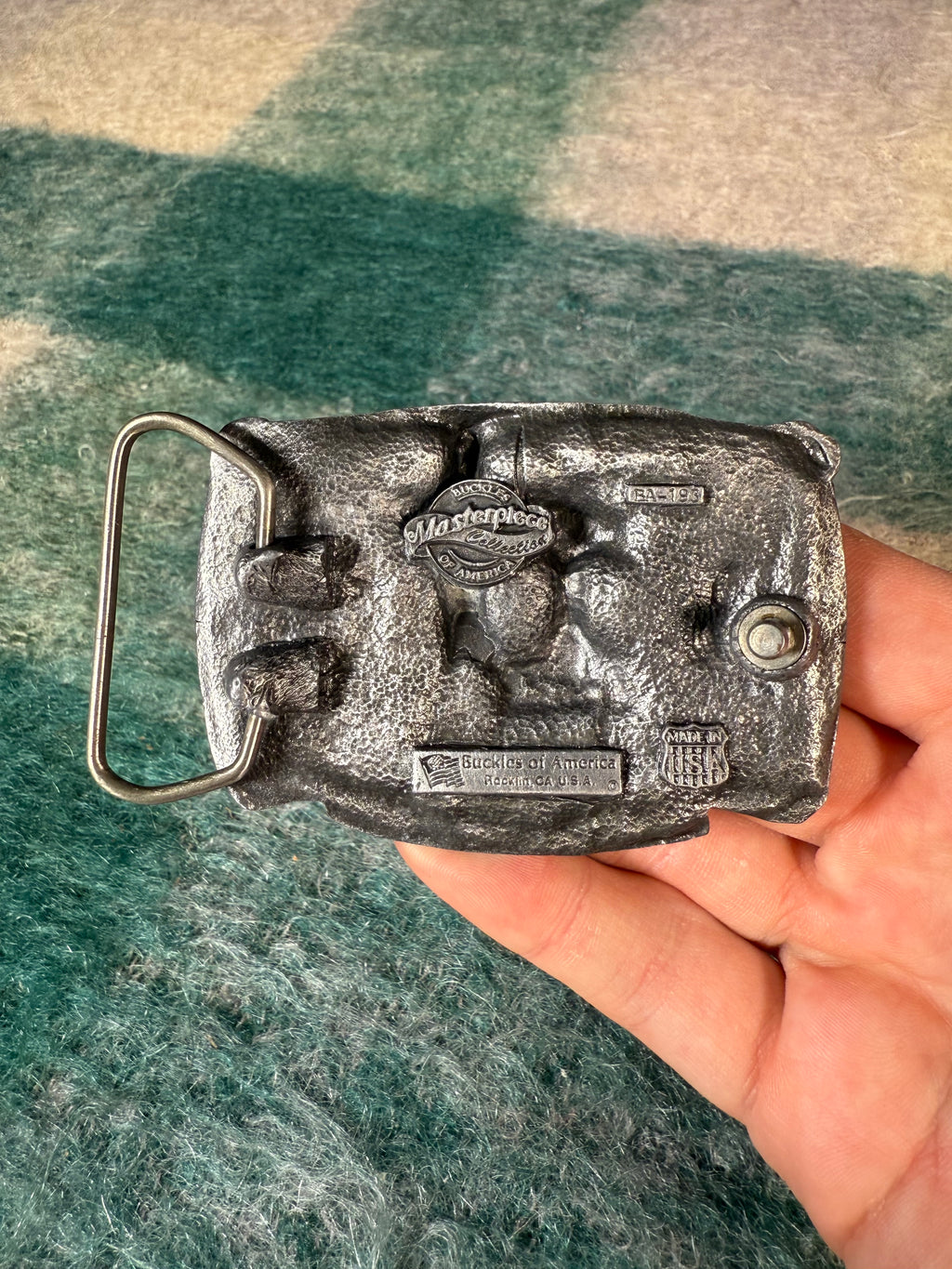 Vintage Western Dancing Belt Buckle